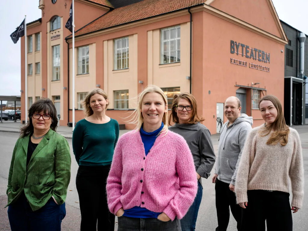Teamet bakom föreställningen Allt som är underbart. Foto: Mattias Johansson